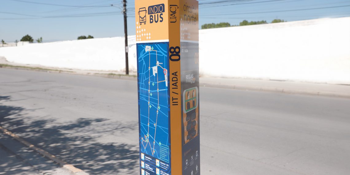 EL INDIO BUS ESTRENA SEÑALIZACION